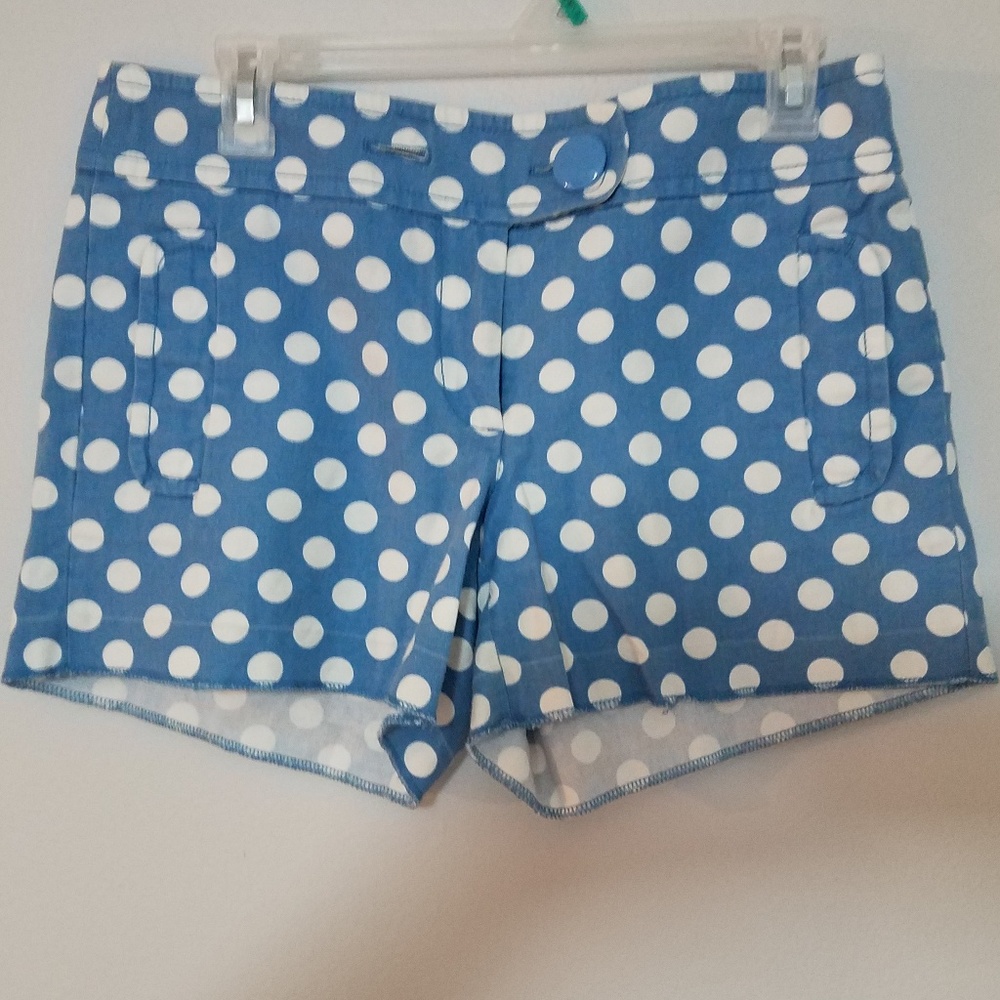 J. Crew Polka Dot Summer Shorts